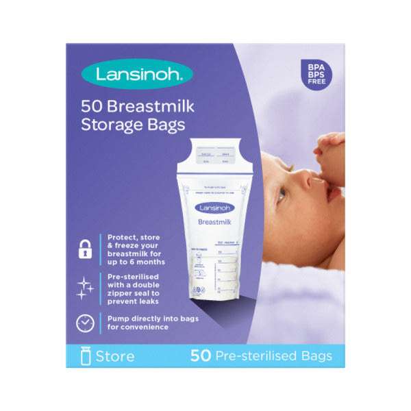 Lansinoh anyatejtároló zacskó - 50 db