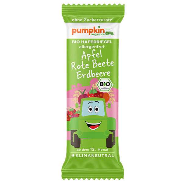 Pumpkin Organics Bio zabszelet alma cékla 12 hónapos kortól - 20 g