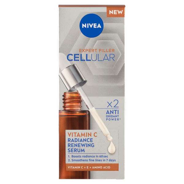 Nivea Cellular Expert Filler C-vitamin ragyogást fokozó szérum - 30 ml