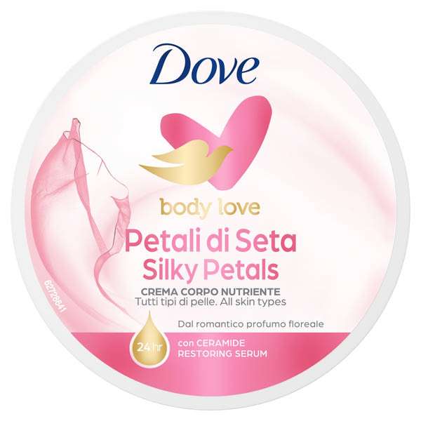 Dove Silky Petals tápláló krém - 300 ml