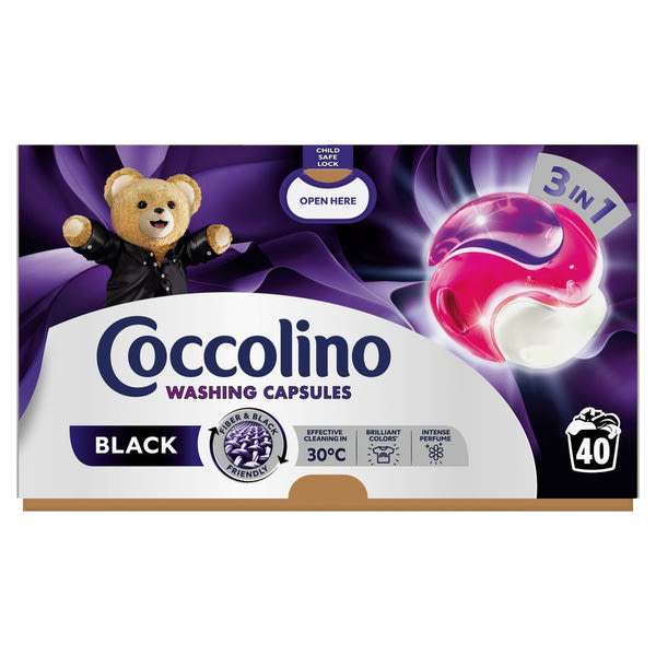 Coccolino Black 3in1 mosókapszula 40 mosás - 40 db