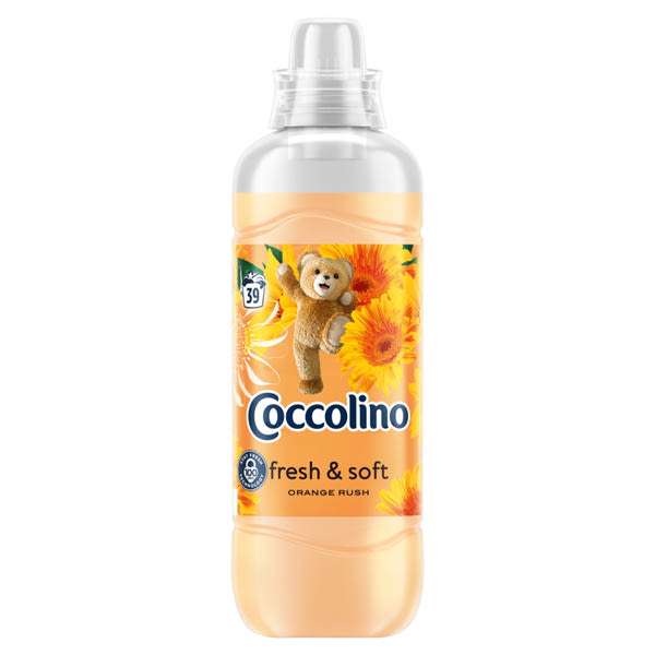 Coccolino Fresh & Soft Orange Rush öblítőkoncentrátum 39 mosás - 975 ml