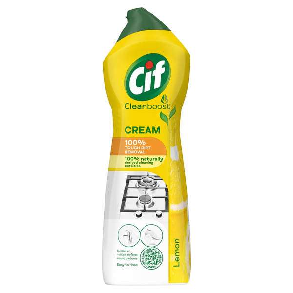 Cif Cleanboost Lemon súrolókrém - 750 ml
