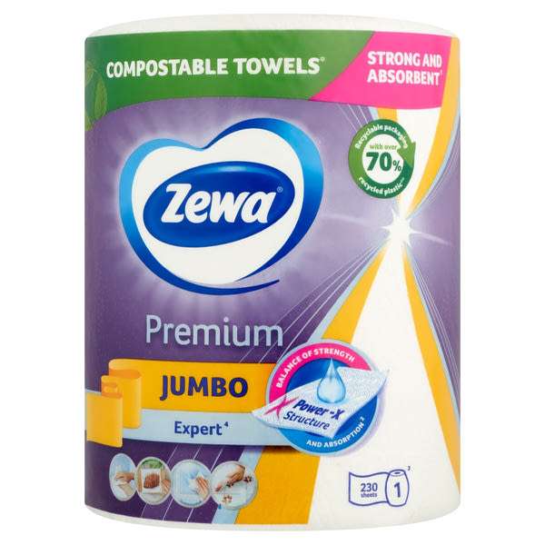 Zewa Premium Jumbo háztartási papírtörlő 3 rétegű - 1 db