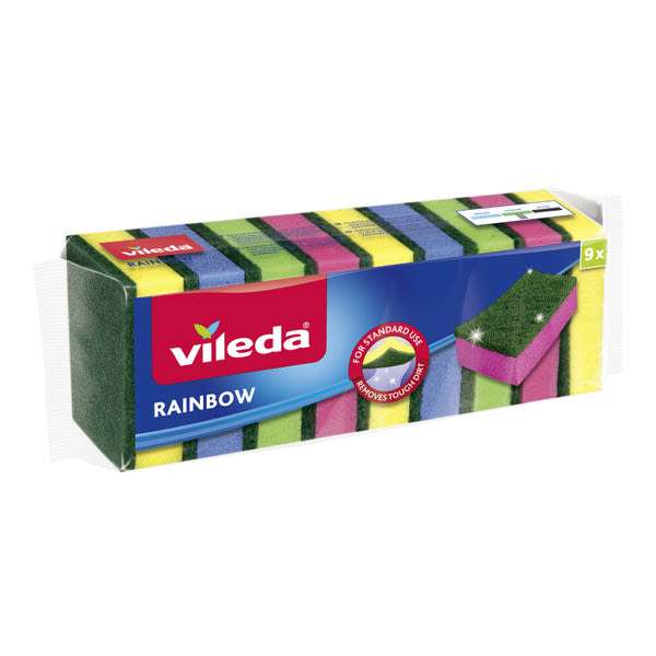 Vileda Rainbow mosogatószivacs - 9 db
