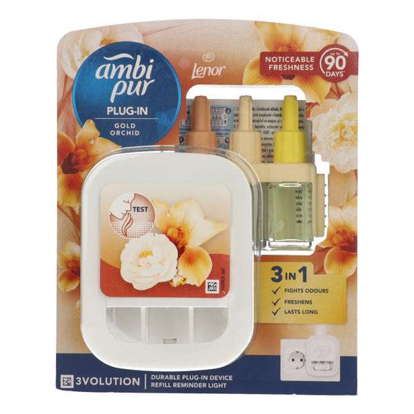 Ambi Pur 3Volution Gold Orchid elektromos légfrissítő készülék - 20 ml