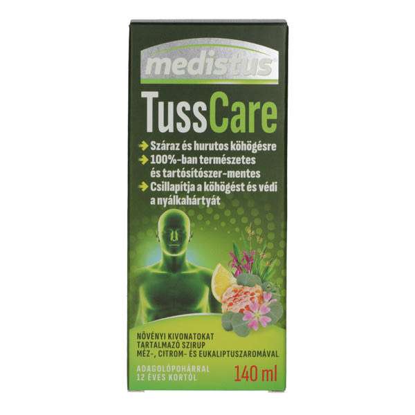 Medistus TussCare felnőtt szirup - 140 ml