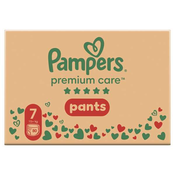Pampers Premium Care bugyipelenka, méret: 7, 15 kg+ - 80 db