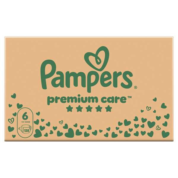 Pampers Premium Care pelenka, 6 méret, 13kg-18kg - 128 db