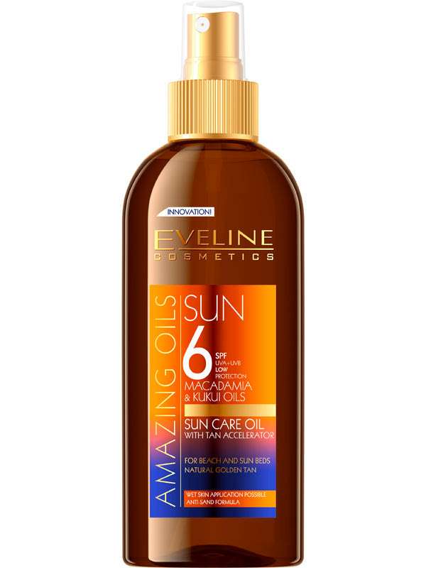 Eveline Amazing Oils barnulásfokozó napolaj F6 - 150 ml