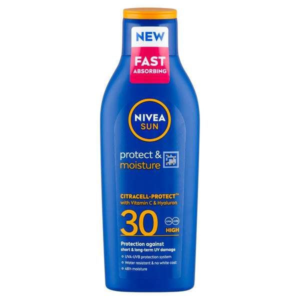 NIVEA SUN Protect & Moisture naptej FF30 - 200 ml