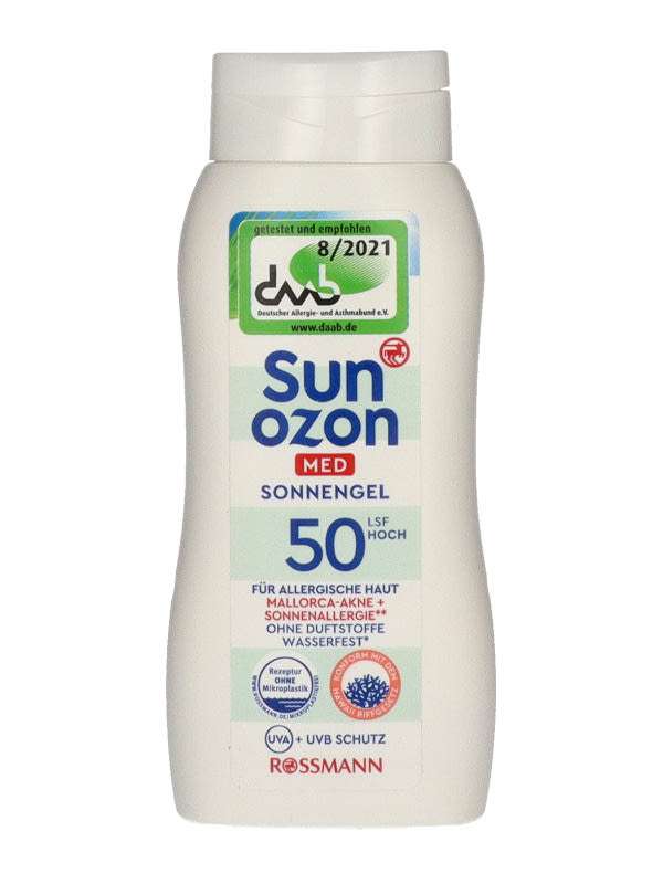 Sunozon Med napozó gél F50 - 50 ml