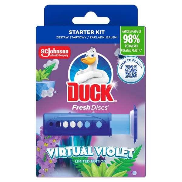 Duck Fresh Discs Virtual Violet WC-öblítő korong - 36 ml