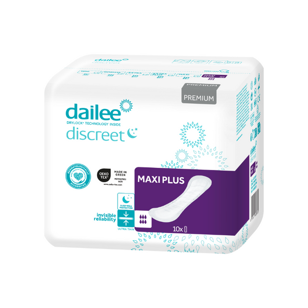 Dailee Discreet Premium Slim Maxi Plus inkontinencia betét - 10 db