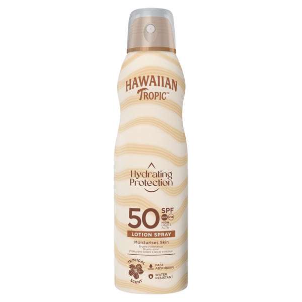 Hawaiian Tropic Hydrating Protectiony Lotion napozó spray 50SPF - 220 ml