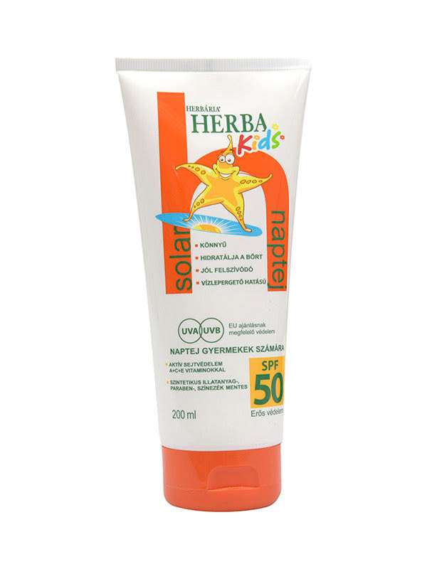 Herbaria gyermek naptej F50 - 200 ml