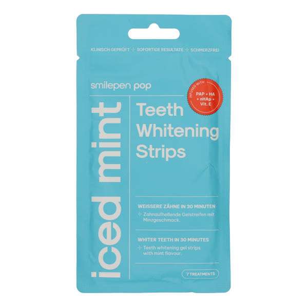 Smilepen Pop Iced Mint fogfehérítő csík készlet (7x2) - 14 db