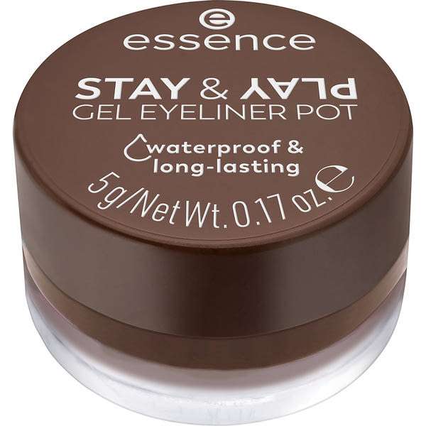 Essence Stay&Play zselés szemhéjtus /02 Brown - 1 db