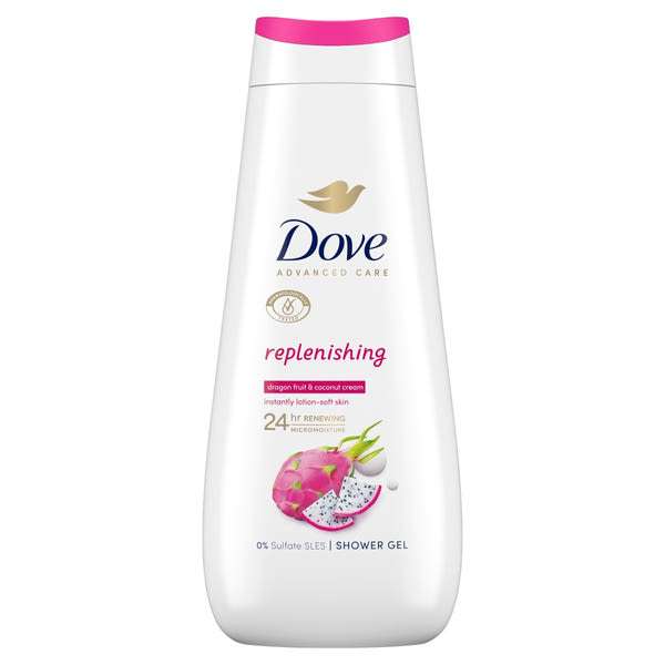 Dove Advanced Care Dragon Fruit & Coconut krémtusfürdő - 400 ml