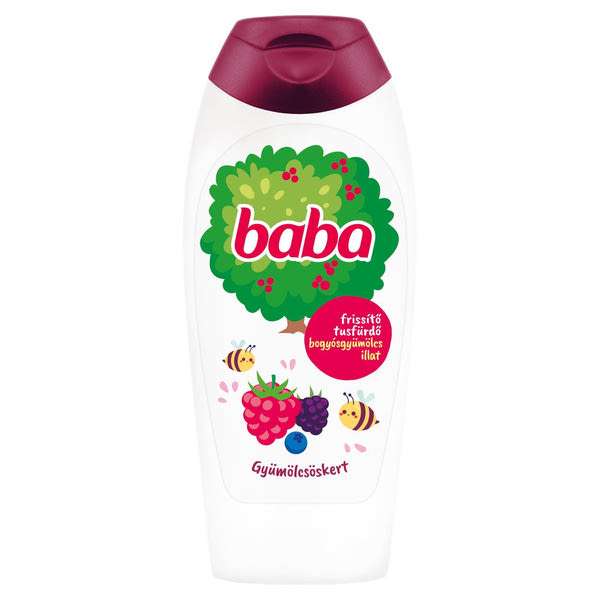 Baba Gyümölcskert tusfürdő bogyósgyümölcs illattal - 400 ml