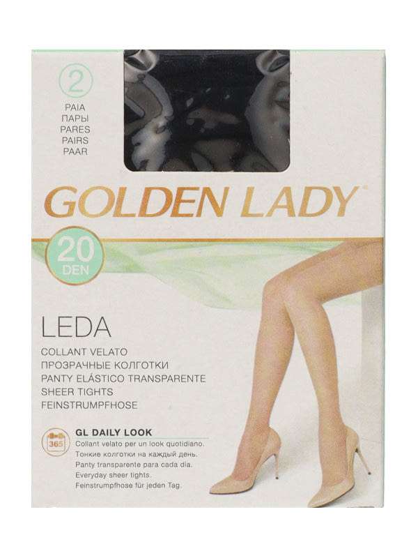 Golden Lady Leda harisnya 20Den fekete S - 2 db