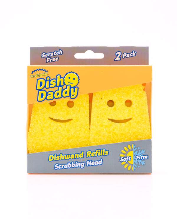 Scrub Daddy tépőzáras csere súrolófej 2 db-os /yellow - 1 db