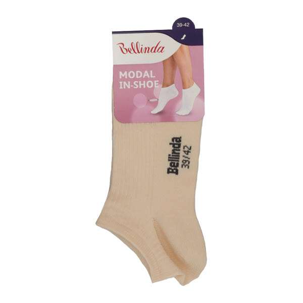 Bellinda In-Shoe Modal női zokni /fekér 39-42 - 1 db