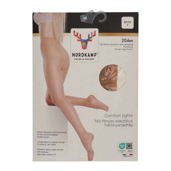 Nordkamp elasztikus harisnyanadrág 20 den, 3-as méret /bézs - 1 db