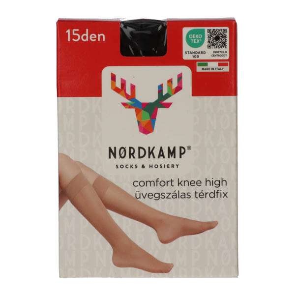 Nordkamp üvegszálas térdfix 15 den /fekete - 1 db