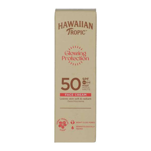 Hawaiian Glowing Protection napozókrém arcra SPF50 - 50 ml