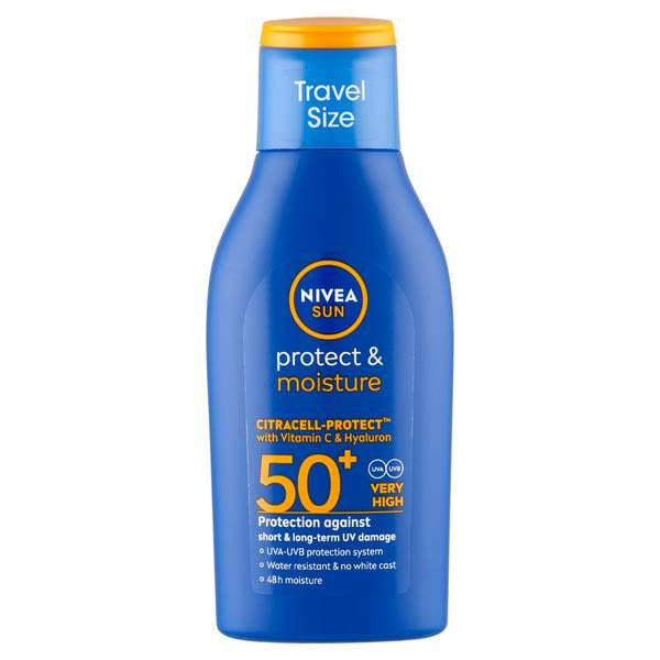 Nivea Sun Protect & Moisture hidratáló naptej FF50+ - 100 ml