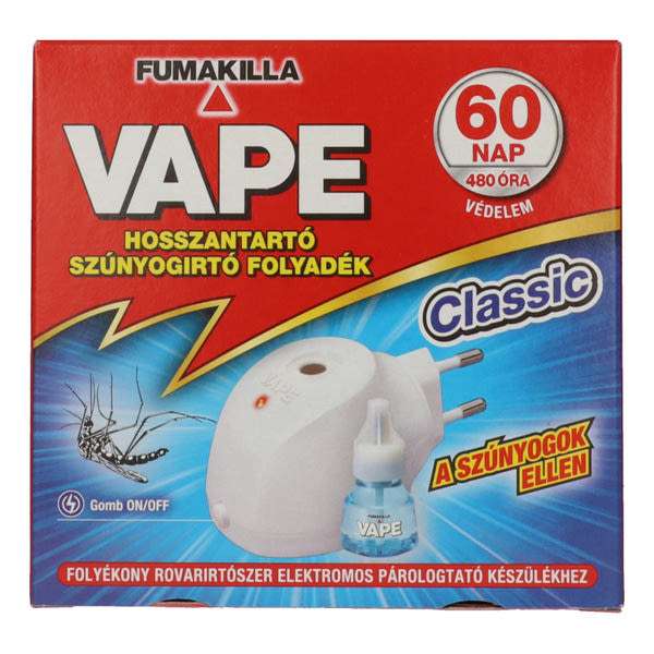 Vape Classic elektromos  készülék  szúnyogirtó folyadékkal - 30 ml