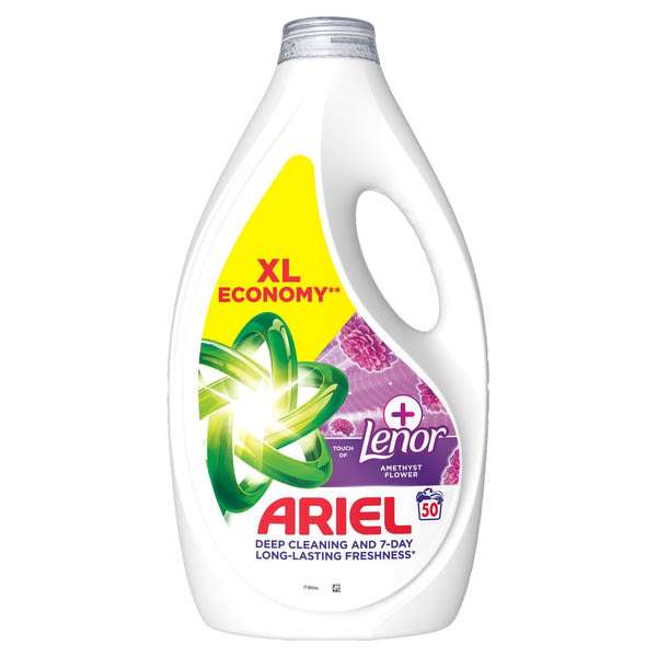 Ariel Amethyst Flower folyékony mosószer, 50 mosáshoz - 2250 ml