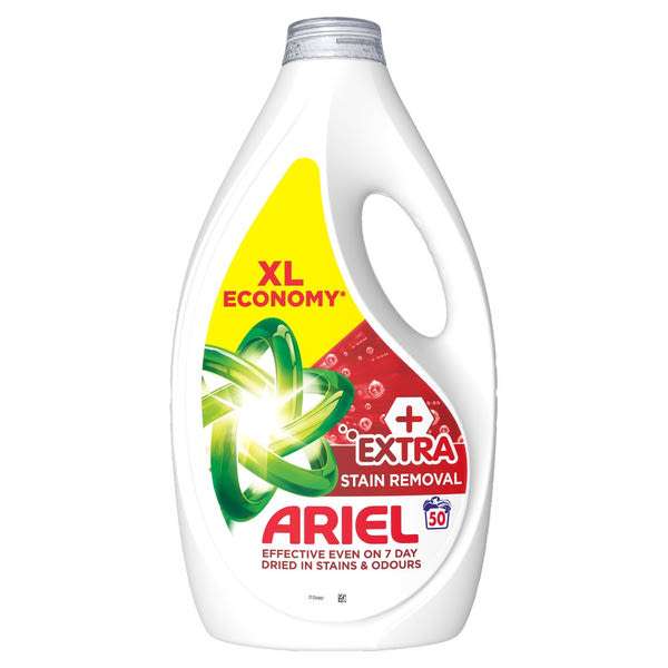 Ariel Extra Clean folyékony mosószer, 50 mosáshoz - 2250 ml