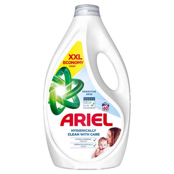 Ariel Sensitive folyékony mosószer 60 mosáshoz - 2700 ml