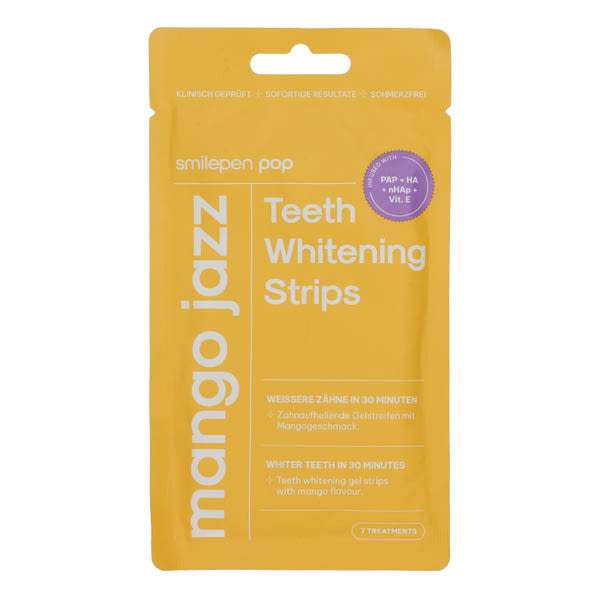 Smilepen Pop Mango Jazz fogfehérítő csík készlet (7x2) - 14 db