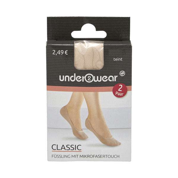 Underwear titokzokni 39-42 /testszínű - 2 db