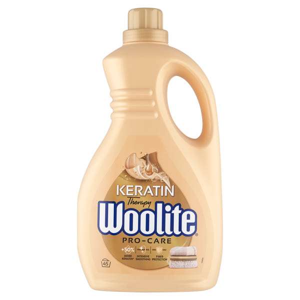 Woolite Keratin Therapy Pro-Care folyékony mosószer keratinnal minden ruhatípushoz 45 mosás - 2700 ml