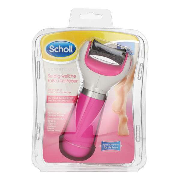 Scholl Velvet Smooth elektromos talpreszelő rózsaszín sarokra - 1 db