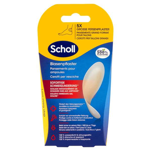 Scholl vizhólyag tapasz sarokra - 5 db