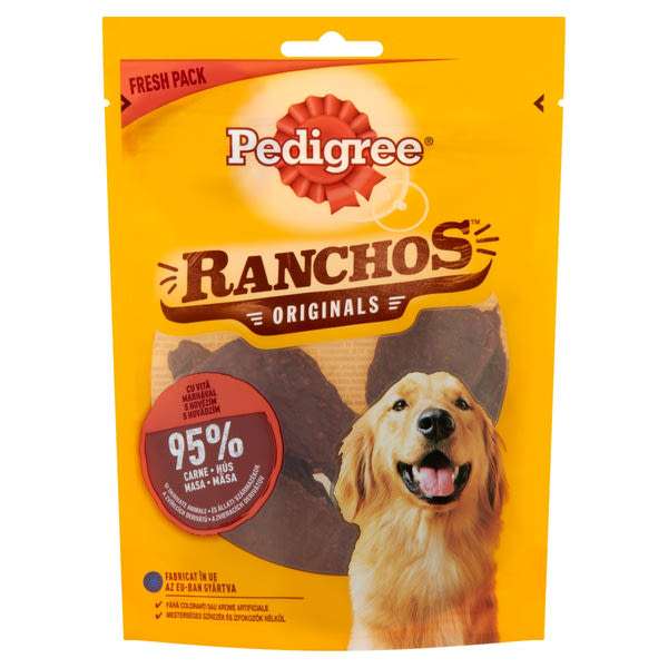 Pedigree Ranchos Originals kiegészítő állateledel felnőtt kutyák számára marhával - 70 g