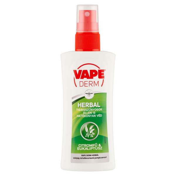 Vape Derm Herbal szúnyog- és kullancsriasztó pumpás spray - 100 ml