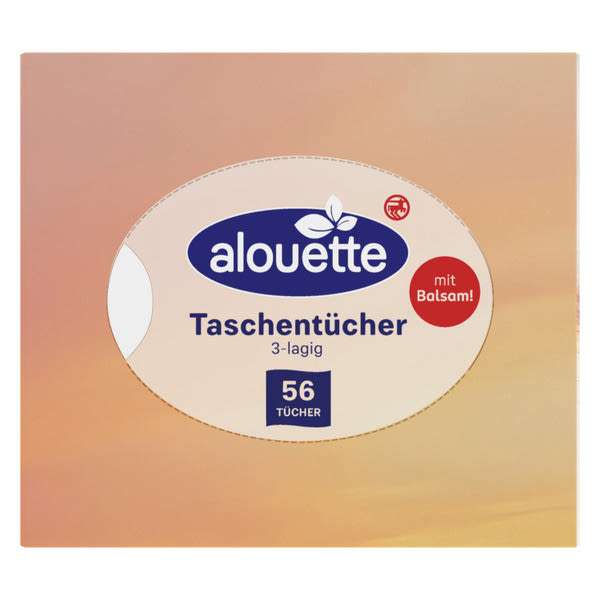 Alouette papírzsebkendő 3 rétegű - 56 db