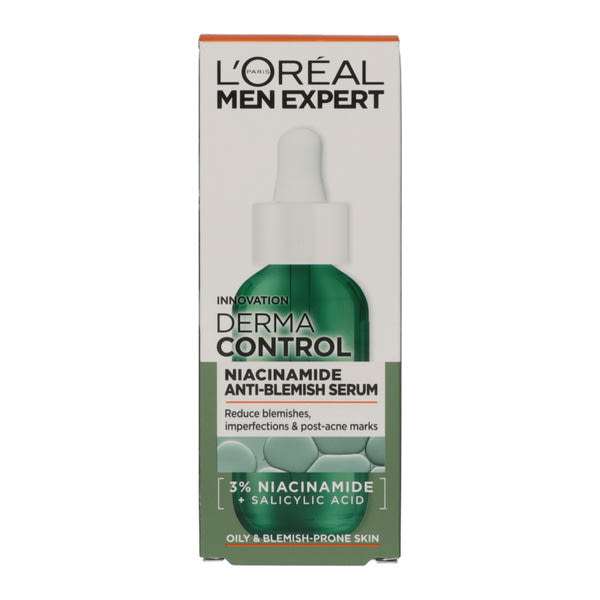 L'Oréal Men Expert Derma Control szérum niacinamiddal - 30 ml