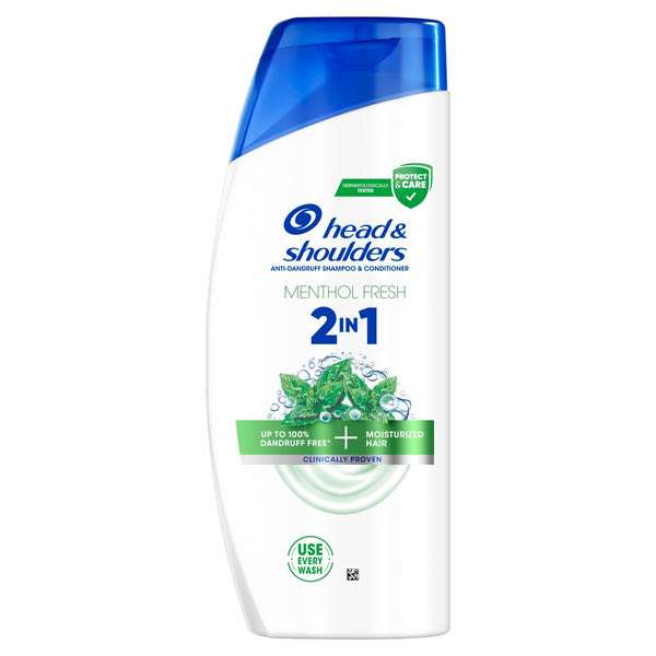 Head & Shoulders Menthol Fresh 2in1 korpásodás elleni sampon - 625 ml