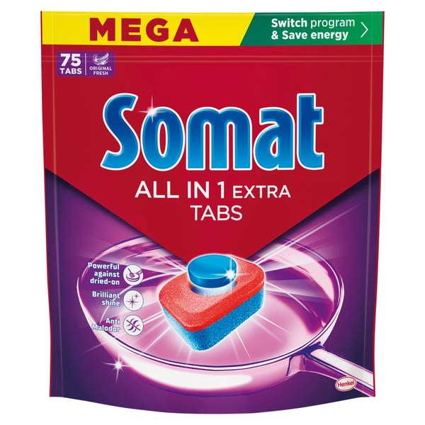 Somat All in 1 Extra gépi mosogatótabletta - 75 db