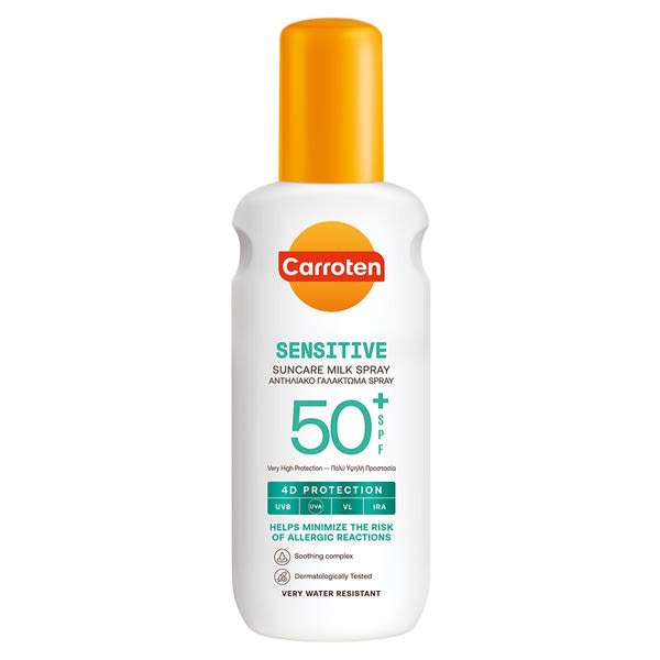 Carroten Sensitive SPF50+ naptej spray érzékeny bőrre - 200 ml
