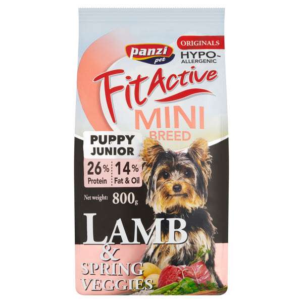 FitActive Originals Puppy Mini Hypoallergenic bárány szárazeledel kutyák részére - 800 g