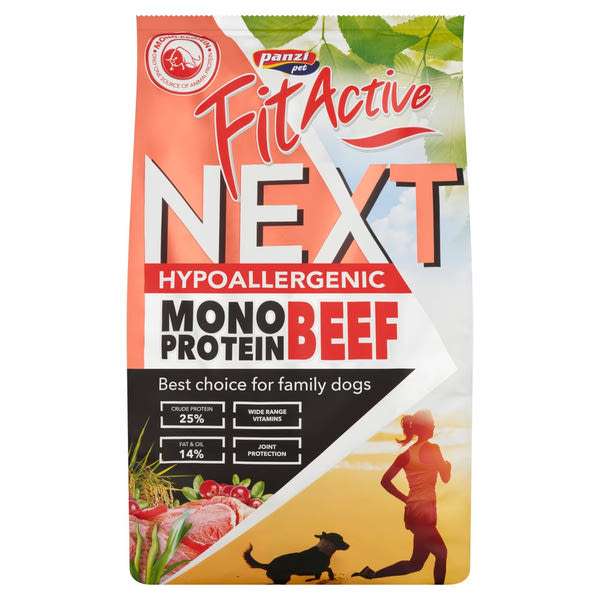 FitActive Next szárazeledel kutyáknak marhával - 3 kg