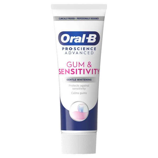Oral-B Pro-Science Advanced Gum & Sensitivity Gentle Whitening fogkrém - 75 ml